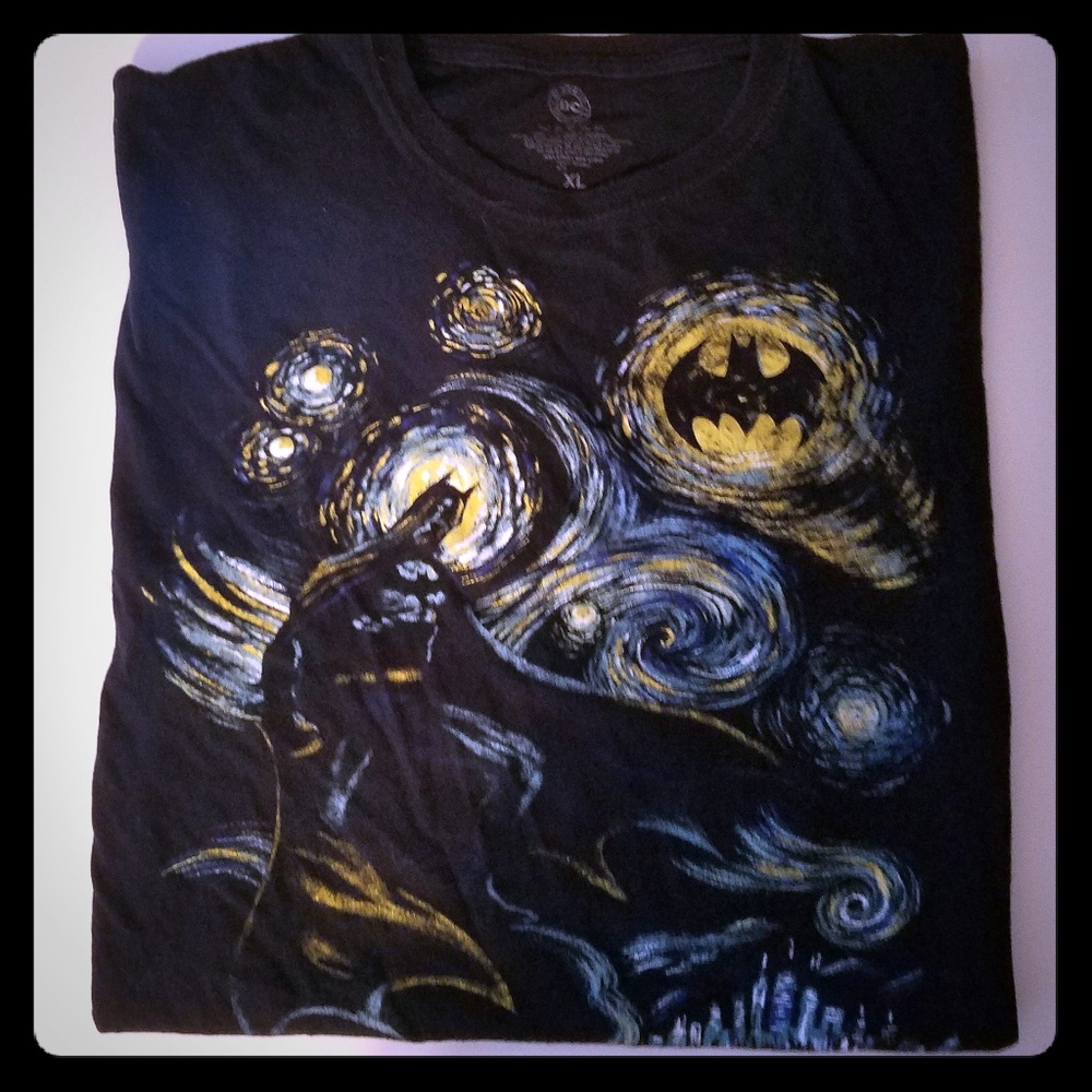 Batman starry night shirt